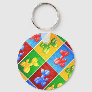 Porte-clés Caniche de ballon