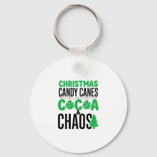 Porte-clés Canne de Noël au Cacao Chaos Design