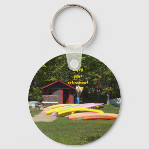 Porte-clés Canoës de retraite