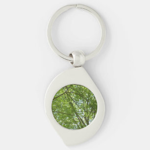 Porte-clés Canopée du printemps Feuille Green Nature Scene