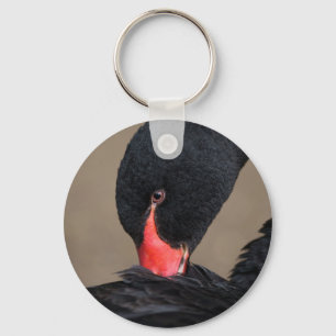 Porte-clés Canvas Black Swan Faux