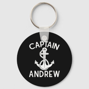 Porte-clés Capitaine Andrew Bateau Yacht Navire Ancre 