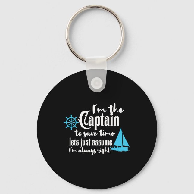 Porte-clés Capitaine Du Bateau Chaparral Bateaux (Recto)