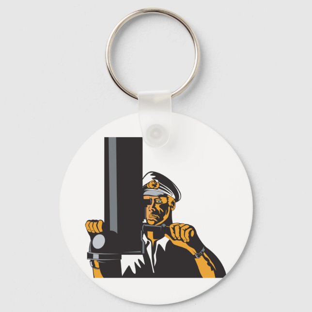Porte-clés Capitaine sous-marine (Recto)