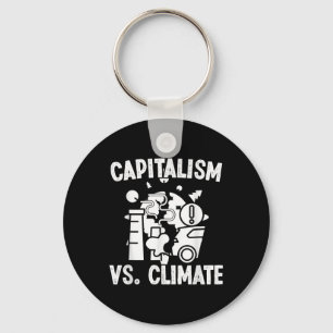 Porte-clés Capitalisme contre Climat Compte de protection de