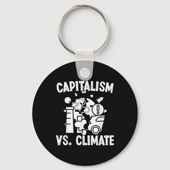 Porte-clés Capitalisme Et Protection De l'environnement Clima (Recto)