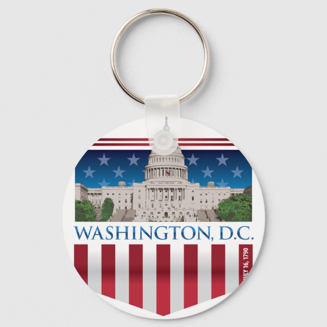 Porte-clés Capitol Building - Washington DC (Recto)