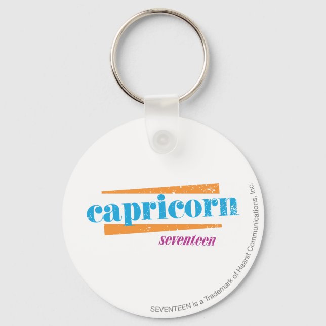Porte-clés Capricorn Aqua (Recto)
