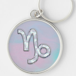 Porte-clés Capricorne Connexion Mère style Pearl Nacre