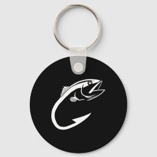 Porte-clés Capuchon de thon minimaliste pêcheur homme pêcheur
