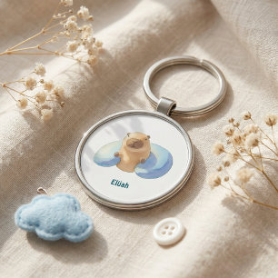 Porte-clés Capybara – Design mignon et calme pour