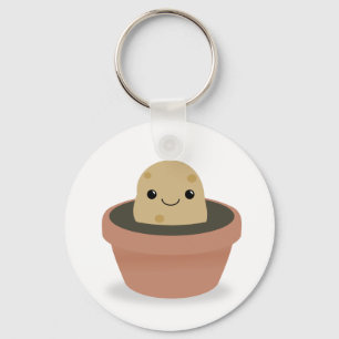 Porte-clés Caractère de pomme de terre