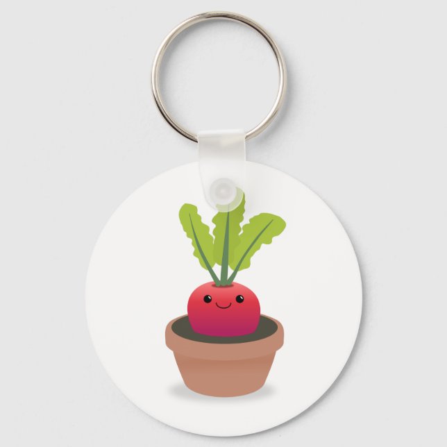 Porte-clés Caractère Radish (Recto)