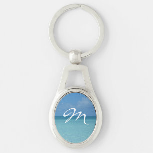 Porte-clés Caraïbes Horizon Tropical Turquoise Bleu