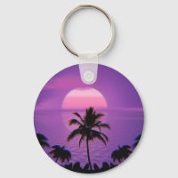 Caraïbes Sunset Vaporwave esthétique Rétro 80s 90s