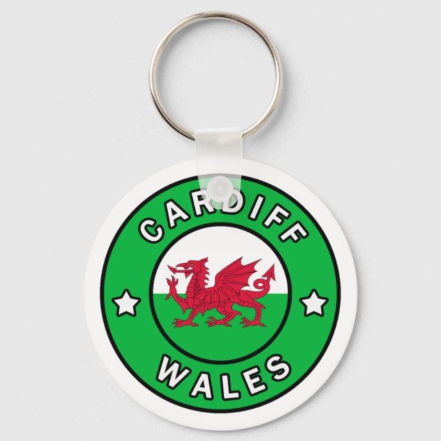 Porte-clés Cardiff Wales (Recto)