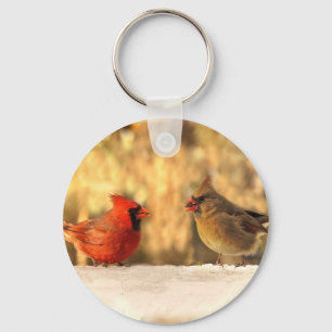 Porte-clés Cardinaux dans le porte - clé d'automne