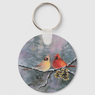 Porte-clés CARDINAUX par SHARON SHARPE