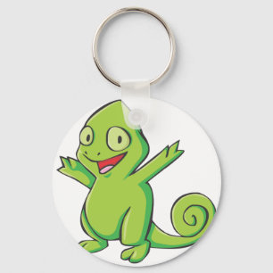 Porte-clés Caricature de Chameleon de Happy Meller