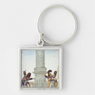 Porte-clés caricature des soldats chez le Colonne Vendome