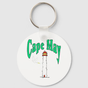 Porte-clés Caricature du phare du Cap May