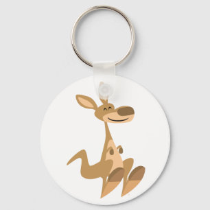 Porte-clés Caricature joyeux Porte - clé Kangaroo