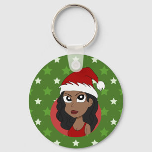 Porte-clés Caricature pour fille de Noël