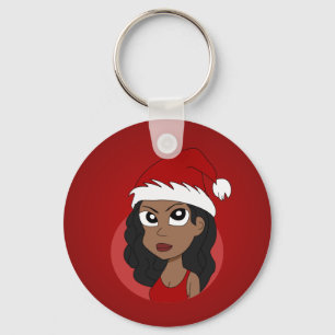 Porte-clés Caricature pour fille de Noël