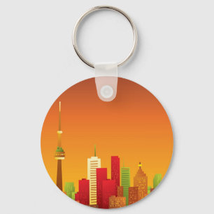 Porte-clés Caricature Toronto