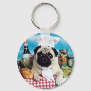 Porte-clés Carlin Chien Chef Porte - clé