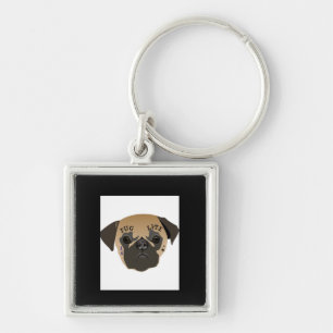 Porte-clés Carlin Life mignon Carlin Lover Cadeau