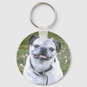 Porte-clés Carlin petit chien Porte - clé