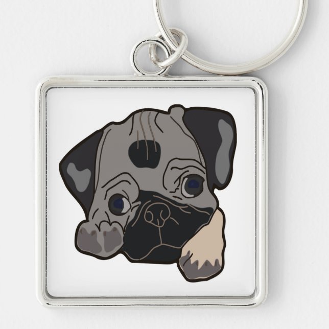 PORTE-CLÉS CARLIN PUPPY (Devant)