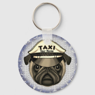 Porte-clés Carlin Taxi nom personnalisé Porte - clé