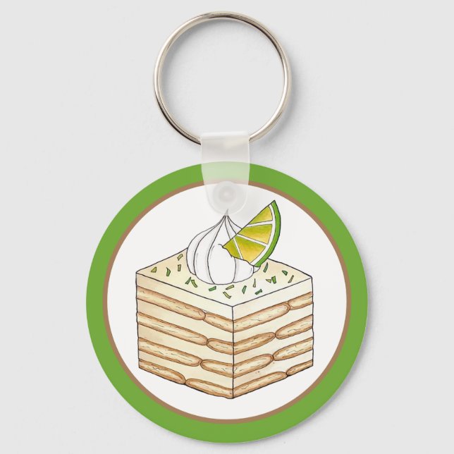 Porte-clés Carlota de Limón Cuisine mexicaine Gâteau de glace (Recto)