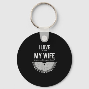Porte-clés Carpenter Funny Wood Working Cadeau Noël