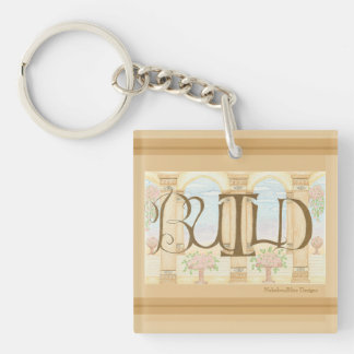 Porte-clés carré BUILD