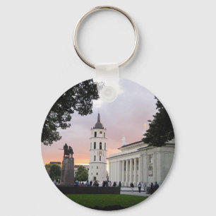Porte-clés Carré de la cathédrale de Vilnius, LITUANIE —