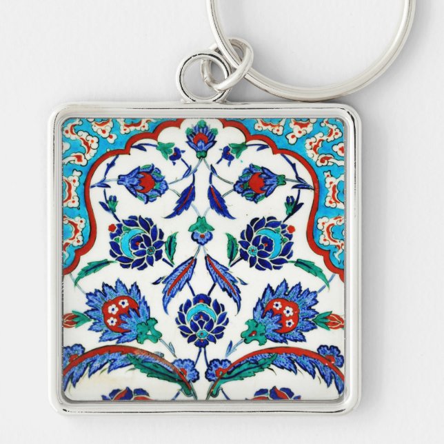 Porte-clés carreau d'iznik (Devant)