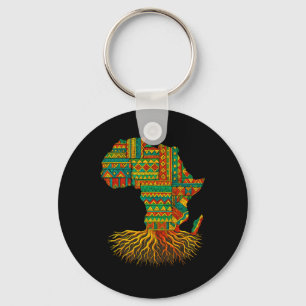 Porte-clés Carte Afrique Racines Afrique Melanin Junetdix