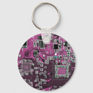 Porte-clés Carte circuit imprimé circuit imprimé circuit viol
