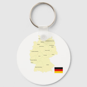 Porte-clés Carte De L'Allemagne