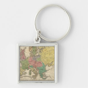 Porte-clés Carte de l'Atlas européen des religions