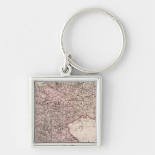 Porte-clés Carte de l'Empire allemand