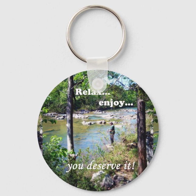 Porte-clés Carte de pêche (Recto)