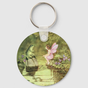 Porte-clés Carte de remerciements avec Fairy et Frog