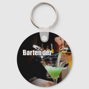 Porte-clés Carte de visite de barman