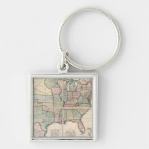 Porte-clés Carte des États-Unis 3