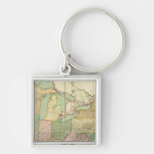 Porte-clés Carte des États-Unis 6