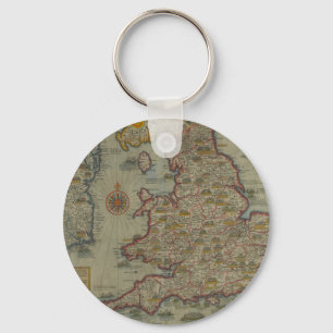 Porte-clés Carte des invasions d'Angleterre et d'Irlande
